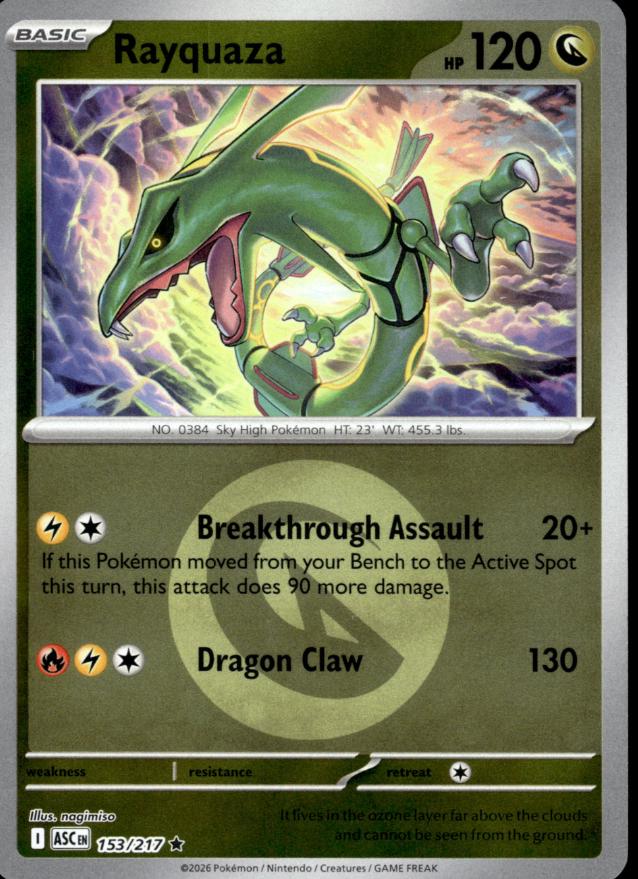 Ascended Heroes Rayquaza [Energy] Pokémon card